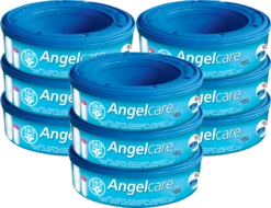 Angelcare Nappy Disposal System Refill Cassettes – 9 Pack