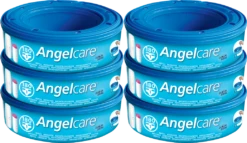 Angelcare Nappy Disposal System Refill Cassettes - 6 Pack