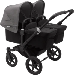 Bugaboo Donkey 3 Twin - Black Chassis/Black -Stroller Shop 01 03 20213228500295 BGB Donkey3 twin black black grey 02