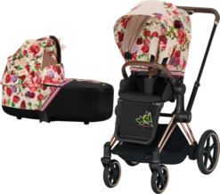 Cybex Priam Stroller & Carrycot - Spring Blossom