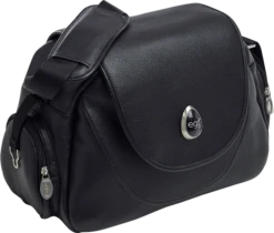 Egg Leather Changing Bag
