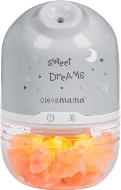 ClevaMama ClevaPure Himalayan Salt Lamp, Humidifier & Night Light