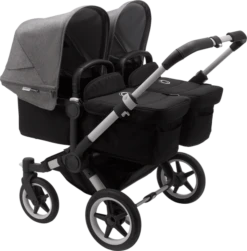 Bugaboo Donkey 3 Twin - Alu Chassis/Black -Stroller Shop 03 03 20214499243495 BGB Donkey3 twin alu black grey 02