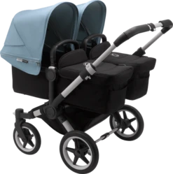 Bugaboo Donkey 3 Twin - Alu Chassis/Black -Stroller Shop 03 03 20215388833402 BGB Donkey3 twin alu black VB 02