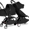 BABYZEN YOYO² Complete Connect Double Pushchair For Siblings – Black Frame -Stroller Shop 03 06 20211737687594 BLACK BLACK YOYO CONNECT SIBLING BASSINET 1