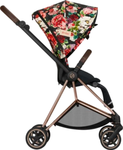 Cybex Mios Travel System - Spring Blossom / Rose Gold Chassis -Stroller Shop 04 08 20192645474065 CYB 19 y090 EU SpringBlossom SBDark Mios Right screen HD