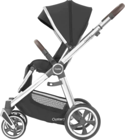 BabyStyle Oyster 3 Stroller - Mirror Chassis -Stroller Shop 05 02 20193620906511 Oyster3 SeatUnitFacingRearward SideView2 Mirror Caviar
