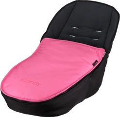 ICandy Orange Footmuff -Stroller Shop 05 11 20172431682635 iCandy with Foot Muff Pink Front TO SEND