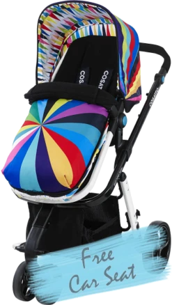 Cosatto Giggle 2 Puschair Travel System - FREE Car Seat -Stroller Shop 06 12 20163858377814 WebPlus giggle gobrightly pushchairfree muff outward 3qtr co RGB