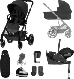 Cybex Balios S Lux Luxury Cloud Z2 Bundle -Stroller Shop 07 02 20233065918228 CYBEX Balios S Lux 10 piece Cloud Z2 i size Bundle Moon Black