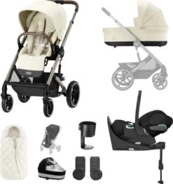 Cybex Balios S Lux Luxury Cloud Z2 Bundle -Stroller Shop 07 02 20233320033141 CYBEX Balios S Lux 10 piece Cloud Z2 i size Bundle Seashell Beige