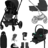 Cybex Balios S Lux Luxury Aton B Bundle -Stroller Shop 07 02 20234730965210 CYBEX Balios S Lux 10 piece Aton B2 i size Bundle Moon Black