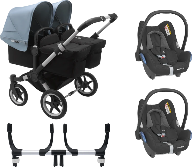 Bugaboo Donkey 3 Twin Complete Maxi-Cosi Travel System - Alu Chassis/Black 6 Bugaboo Donkey 3 Twin Complete Maxi-Cosi Travel System - Alu Chassis/Black - Image 4