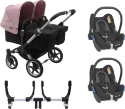 Bugaboo Donkey 3 Twin Complete Maxi-Cosi Travel System - Alu Chassis/Black 13 Bugaboo Donkey 3 Twin Complete Maxi-Cosi Travel System - Alu Chassis/Black -Stroller Shop 07 03 20213834208973 BGB Donkey3MaxiCosi twin alu black SP 02