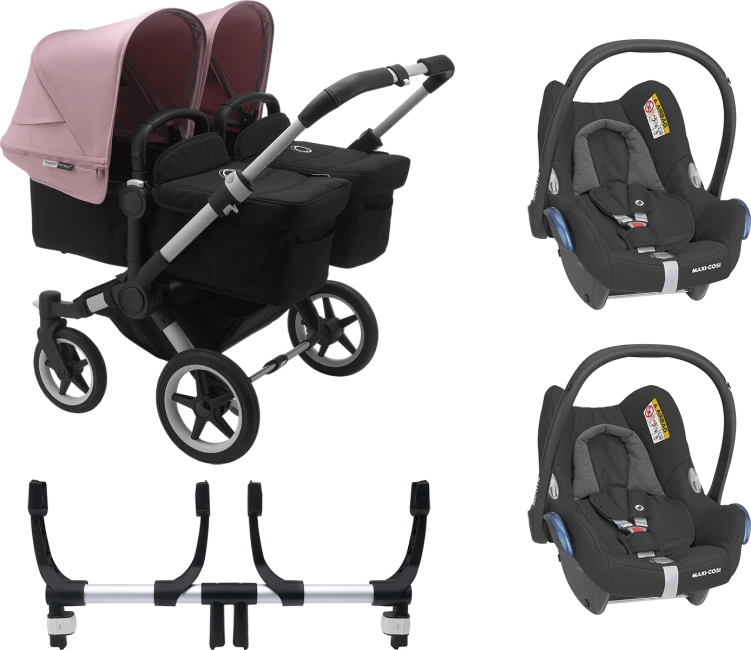 Bugaboo Donkey 3 Twin Complete Maxi-Cosi Travel System - Alu Chassis/Black 8 Bugaboo Donkey 3 Twin Complete Maxi-Cosi Travel System - Alu Chassis/Black - Image 6