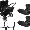 Bugaboo Donkey 3 Twin Complete Cloud Z Travel System - Alu Chassis/Black