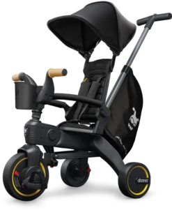 Doona Liki Trike S5 -Stroller Shop 07 04 20232118422031 Liki S5 Unfolded Travel Bag Nitro Black Cup Holder 16Jan2020 2
