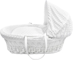 My Little World Baby Moses Wicker Pod Basket