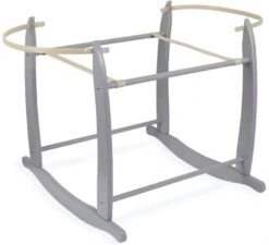 Deluxe White Moses Basket Rocking Stand
