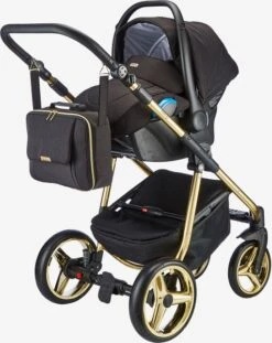 Mee-go Santino 3 In 1 Travel System - Gold Leaf -Stroller Shop 10 08 20194729670912 MG San GoldLeaf CarSeat