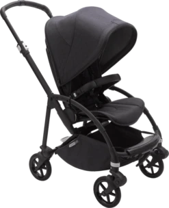 Bugaboo Bee 6 Maxi-Cosi Travel System - Black/Washed Black -Stroller Shop 11 03 20213869396744 500304MC01 bee6 black mineral complete washed black front