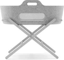 SnuzBaskitLight Grey Moses Basket & Stand