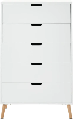 Obaby Maya Tall Boy - White With Natural