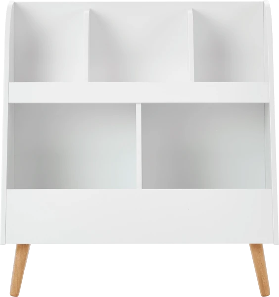 Obaby Maya Toy Storage - White With Natural 3 Obaby Maya Toy Storage - White With Natural