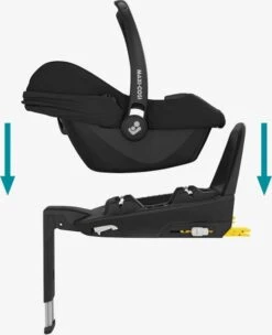 Maxi-Cosi Tinca I-Size Car Seat -Stroller Shop 14 02 20204278118631 8558672110 2020 maxicosi carseat babycarseat tinca black essentialblack clickandgoinstallation side