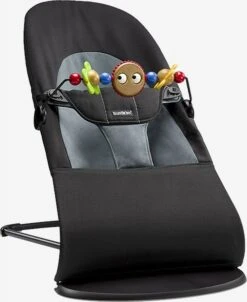Stroller Shop -Stroller Shop 15 03 20162784054328 Bouncer Balance Soft BlackDark Gray Cotton 2
