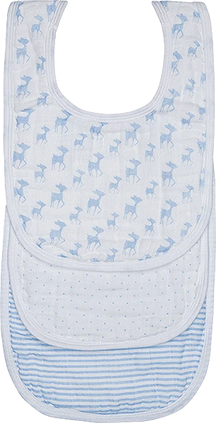 Lela Muslin Bib 3 Lela Muslin Bib