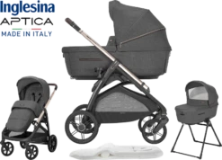 Inglesina Aptica 3 Piece Travel System - Velvet Grey