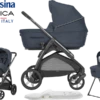 Inglesina Aptica 3 Piece Travel System - Resort Blue