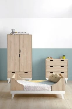 Mamas & Papas Lawson Cotbed -Stroller Shop 15 11 20164085373268 RALWC6000 Lawson With Wardrobe Lifestyle Toddler Portrait