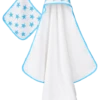 Aden + Anais Hooded Towel Set - Fluro Blue -Stroller Shop 15 12 20175160799189 3038 1 bath hooded towel set fluro blue product
