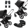 Bugaboo Lynx Complete Cloud Z Travel System - Alu/Black -Stroller Shop 16 03 20211842468643 230342ZW01 BGB Lynx chassis ALU Bas ZWCybexBundle SC ZW Rims ZW Grips ZW