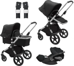 Bugaboo Lynx Complete Cloud Z Travel System - Alu/Black
