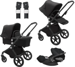Bugaboo Lynx Complete Cloud Z Travel System - Black/Black
