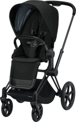 Cybex Priam - Matt Black Chassis -Stroller Shop 16 05 20202487217463 CYB 20 y045 EU DPBL PriamLux OnFrame Seat Pack MABL screen HD