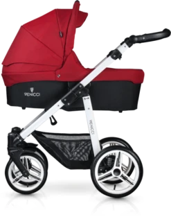 Venicci Soft Edition 2 In 1 Travel System - White Chassis -Stroller Shop 16 08 20172896147661 CarryCot White