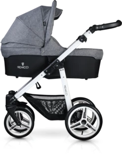 Venicci Soft Edition 3 In 1 Travel System - White Chassis