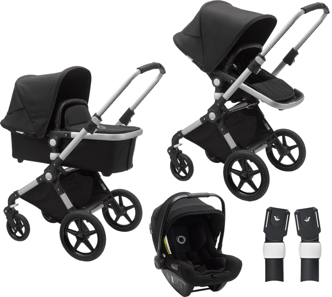 Bugaboo Lynx Complete Turtle Travel System - Alu/Black 3 Bugaboo Lynx Complete Turtle Travel System - Alu/Black