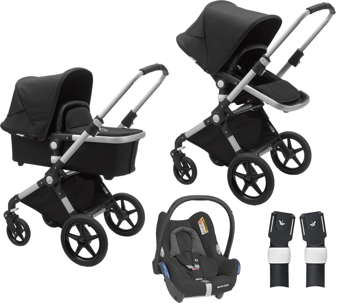 Bugaboo Lynx Complete Maxi-Cosi Travel System - Alu/Black 3 Bugaboo Lynx Complete Maxi-Cosi Travel System - Alu/Black