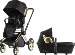 Cybex Priam Stroller & Carrycot - Wings By Jeremy Scott