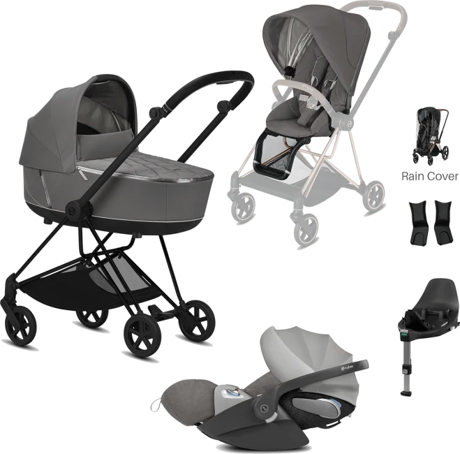 Cybex Mios Travel System - Matt Black Chassis 7 Cybex Mios Travel System - Matt Black Chassis - Image 5
