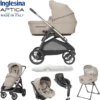 Inglesina Aptica 5 Piece Travel System - Pashmina Beige
