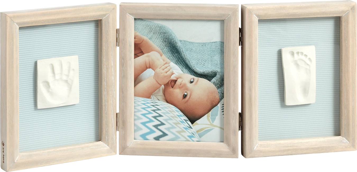 Baby Art My Baby Touch Double Print Frame 3 Baby Art My Baby Touch Double Print Frame