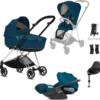 Cybex Mios Travel System - Chrome Chassis & Black Handle -Stroller Shop 19 02 20212063606176 CYB 20 y045 EU MUBL Mios Bundle CHO BLK
