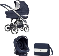 Bebecar Ip-Op Classic XL Complete Travel System Pack - Midnight Navy