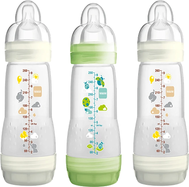 MAM Anti-Colic Bottle 260 Ml - 3 Pack 3 MAM Anti-Colic Bottle 260 Ml - 3 Pack